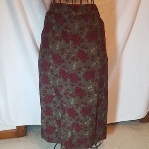 EUC Eddie Bauer Corduroy Maxi Skirt